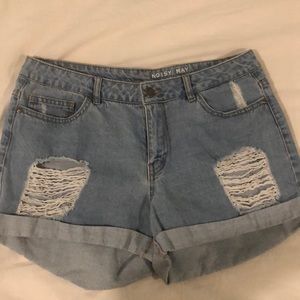 Noisy May denim shorts